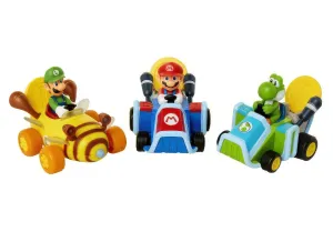 Super Mario Mario Kart Coin Racers Assorted Figure 6cm