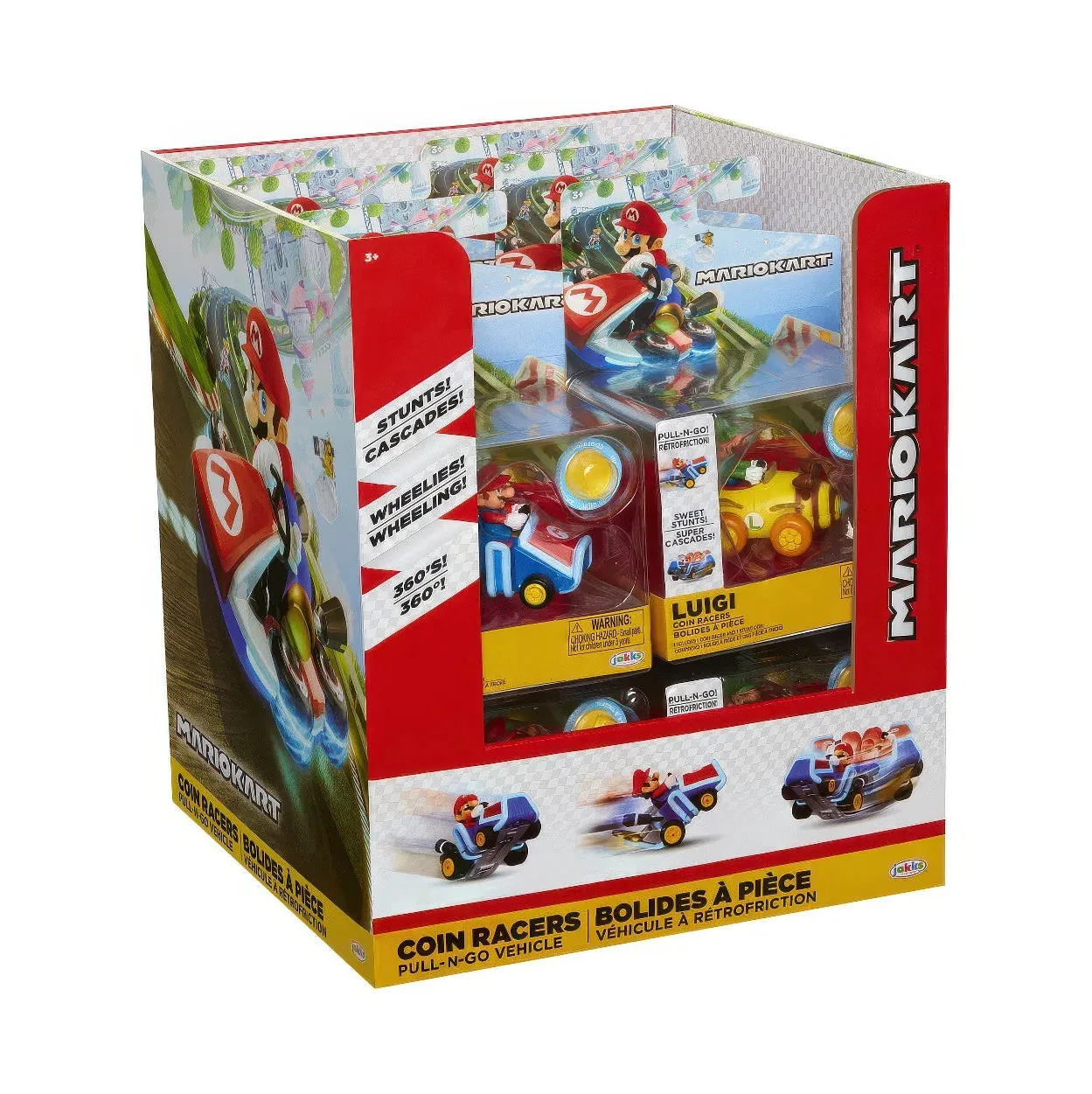 Super Mario Mario Kart Coin Racers Assorted Figure 6cm