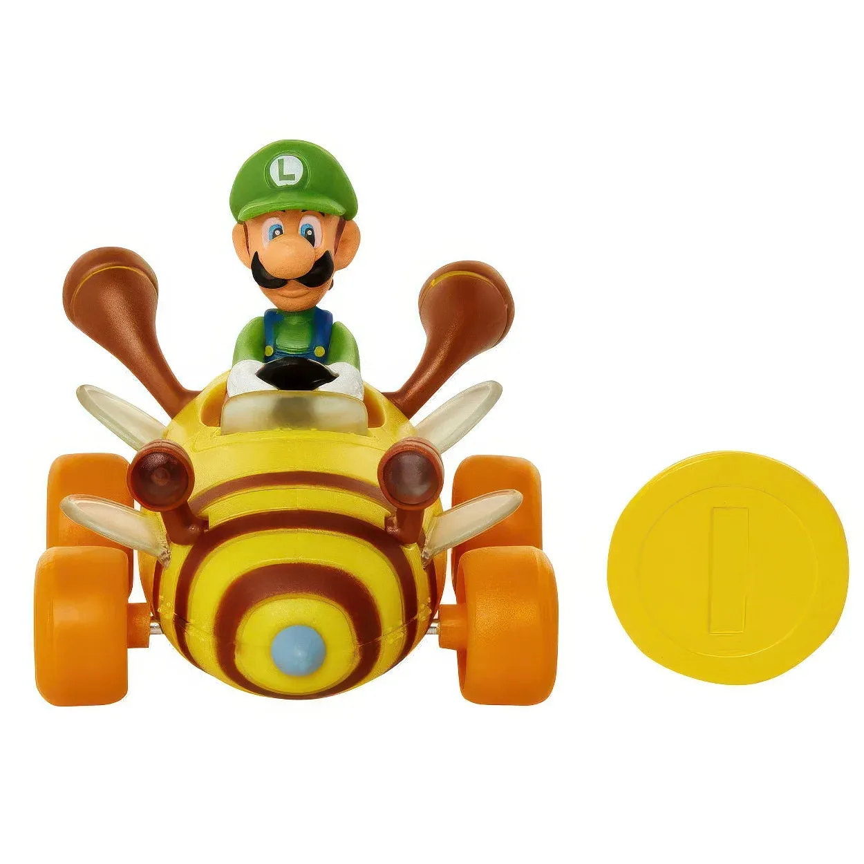 Super Mario Mario Kart Coin Racers Assorted Figure 6cm