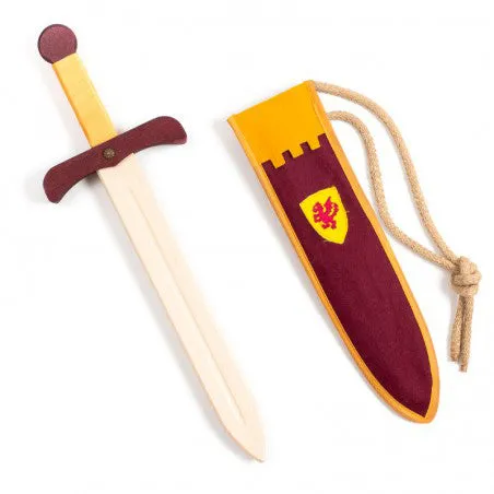 Sword Kamelot S with Pouch Garnet Dragon