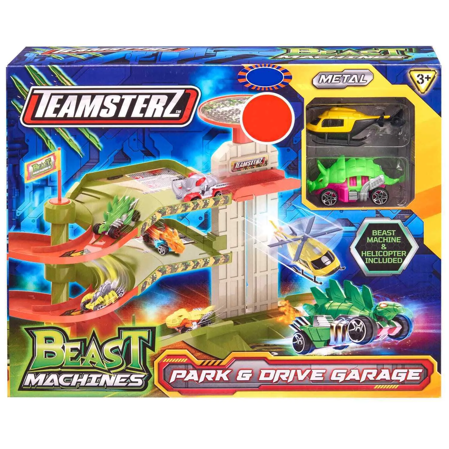 Teamsterz Park & Drive Garage Playset- Assorted