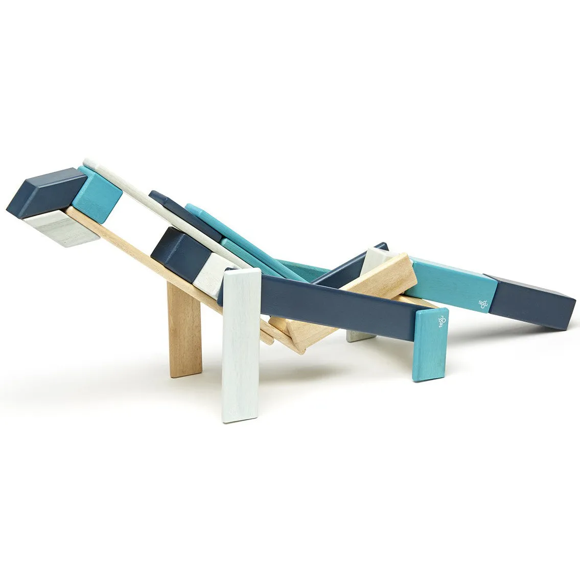 Tegu Blues Magnetic Wooden Block 24 Pieces