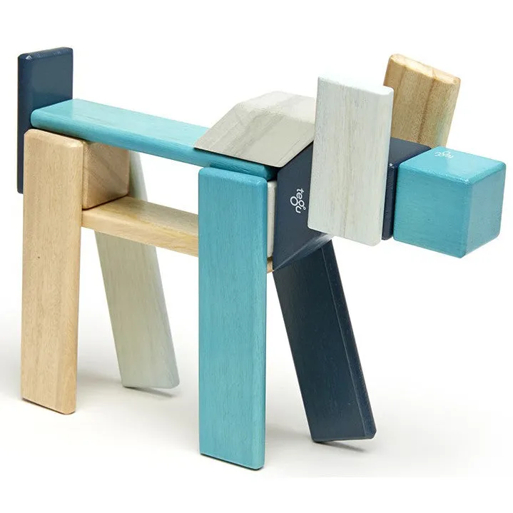Tegu Blues Magnetic Wooden Block 24 Pieces