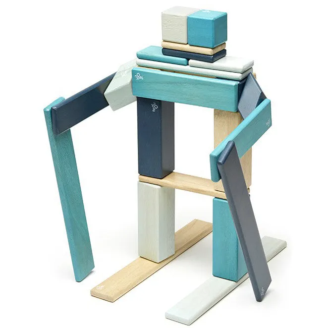 Tegu Blues Magnetic Wooden Block 24 Pieces