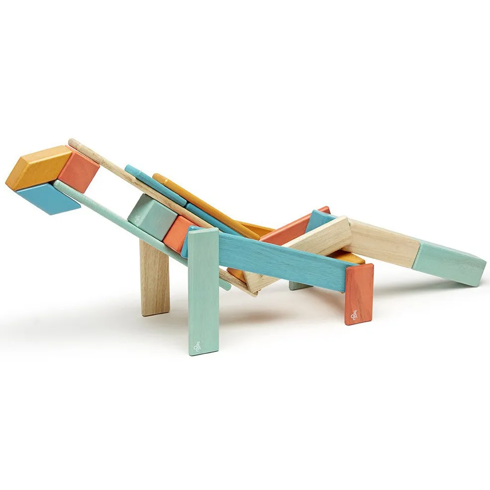 Tegu Sunset Magnetic Wooden Block 24 Pieces