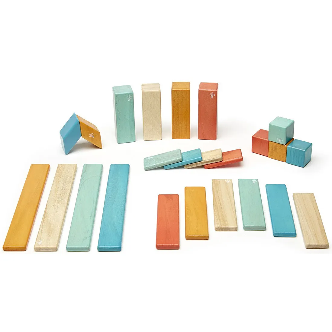 Tegu Sunset Magnetic Wooden Block 24 Pieces
