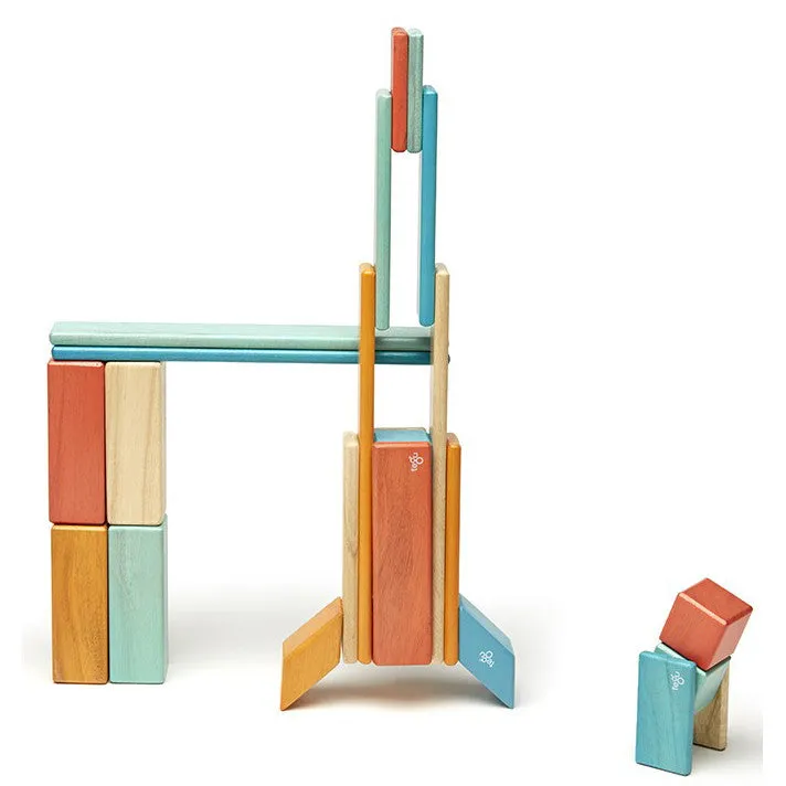 Tegu Sunset Magnetic Wooden Block 24 Pieces