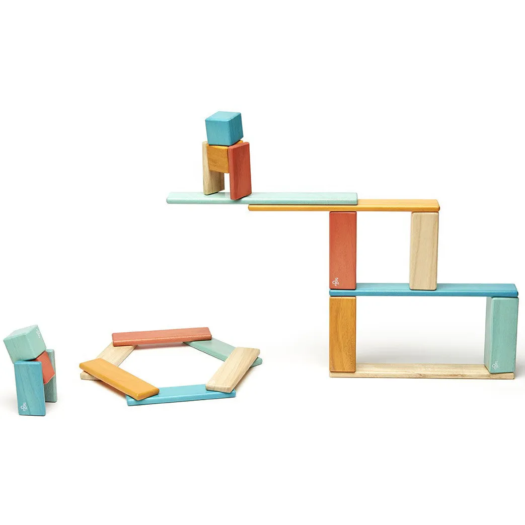 Tegu Sunset Magnetic Wooden Block 24 Pieces