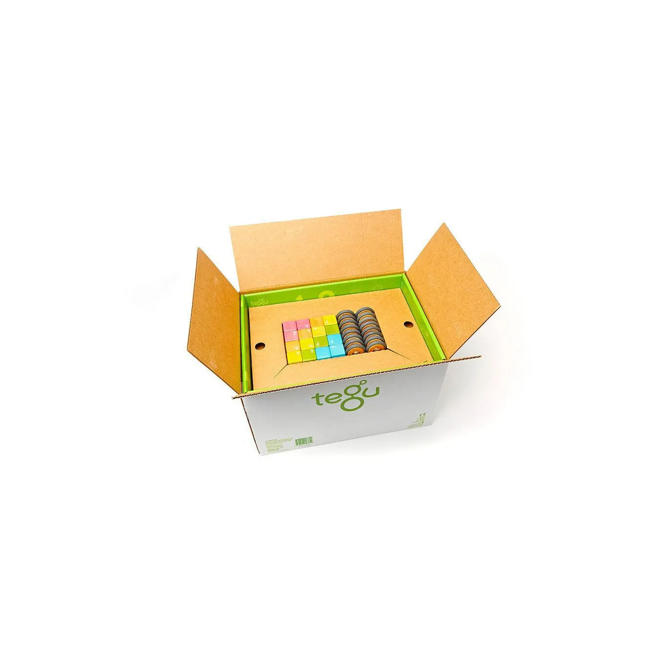 Tegu The Classroom Kit 130 Magnetic Wooden Blocks