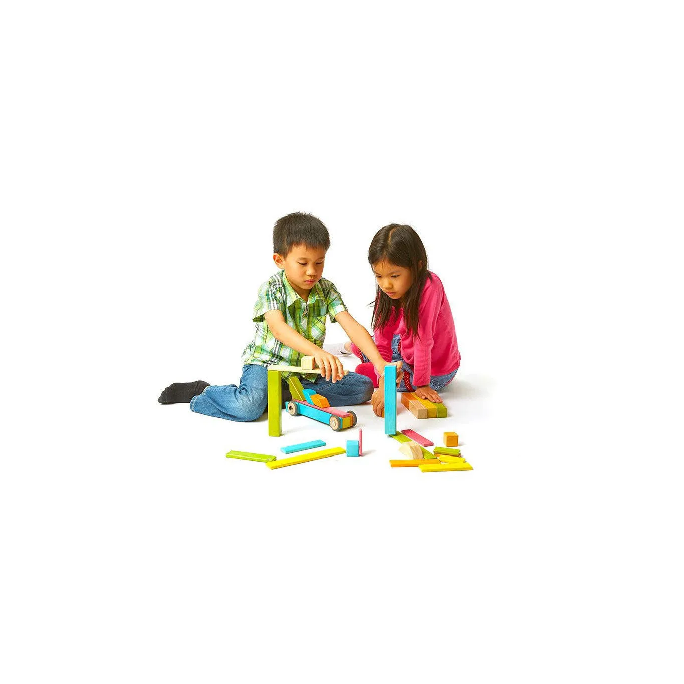 Tegu The Classroom Kit 130 Magnetic Wooden Blocks