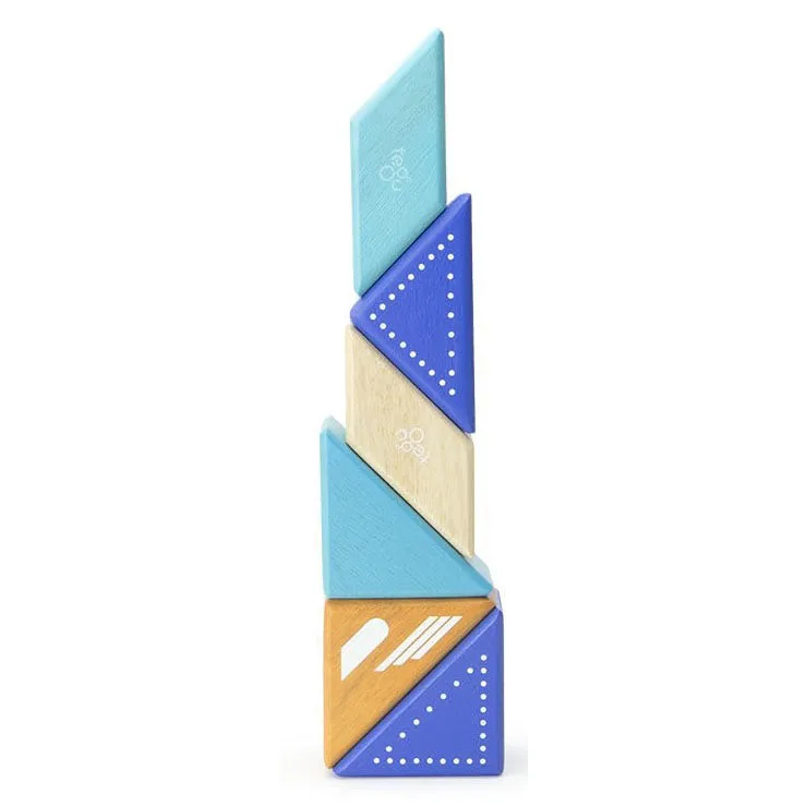 Tegu Travel Pal Jet Plane Magnetic Wooden Blocks