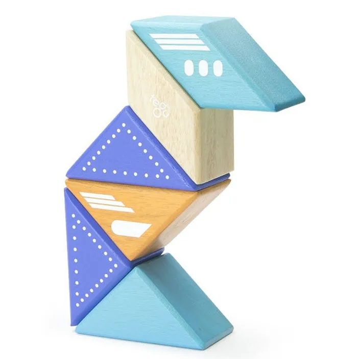Tegu Travel Pal Jet Plane Magnetic Wooden Blocks