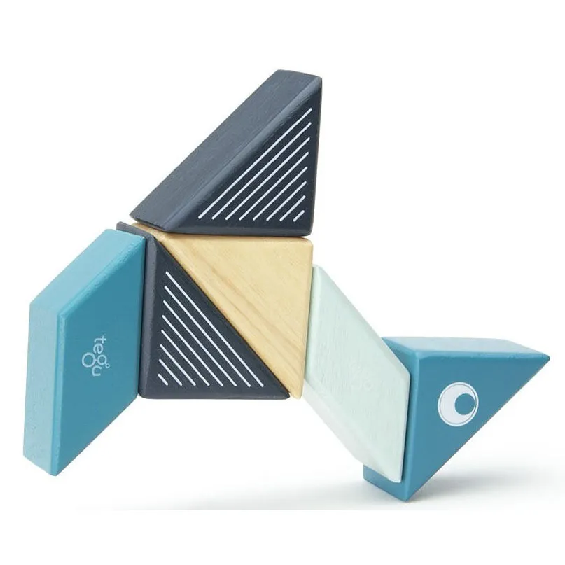 Tegu Travel Pal Whale Magnetic Wooden Blocks
