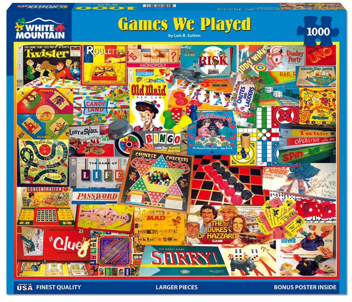 The Games We Played (924pz) - 1000 Pieces White Mountain