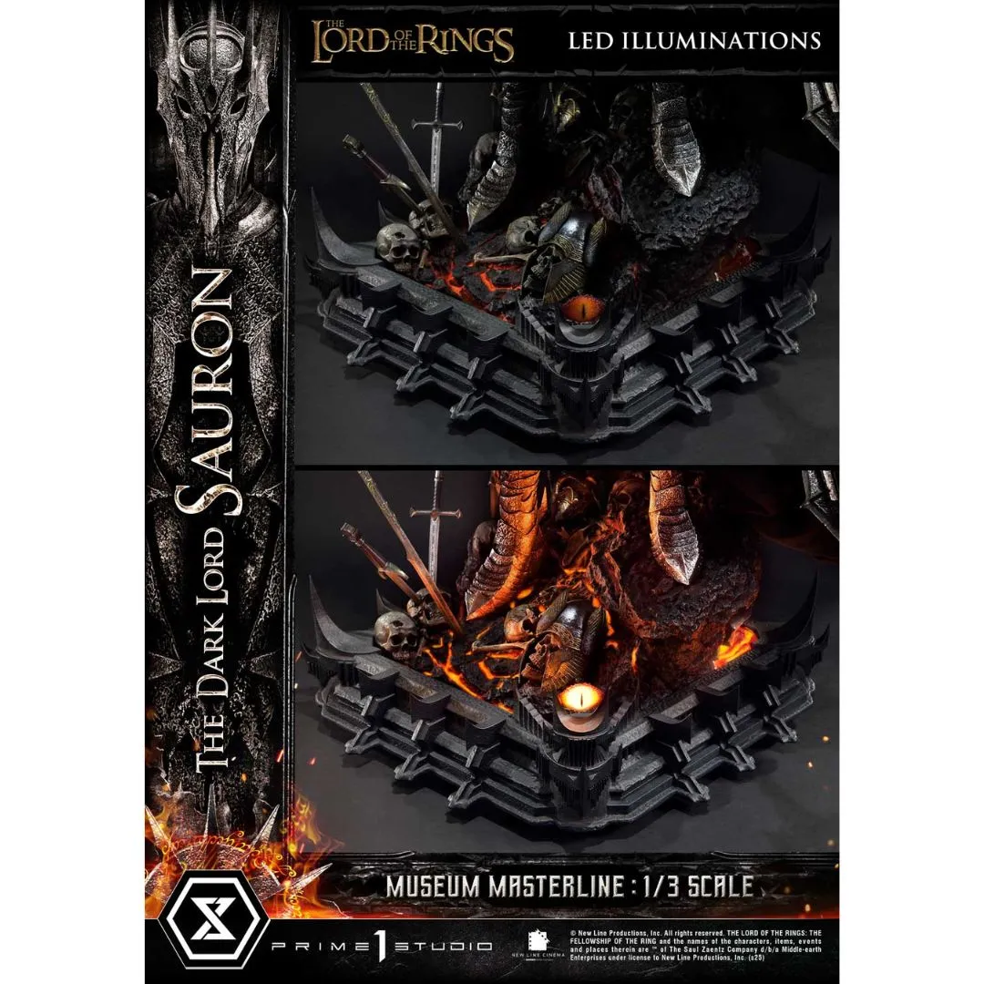 The Lord Of The Rings The Dark Lord Sauron Statue By Prime1 Studios
