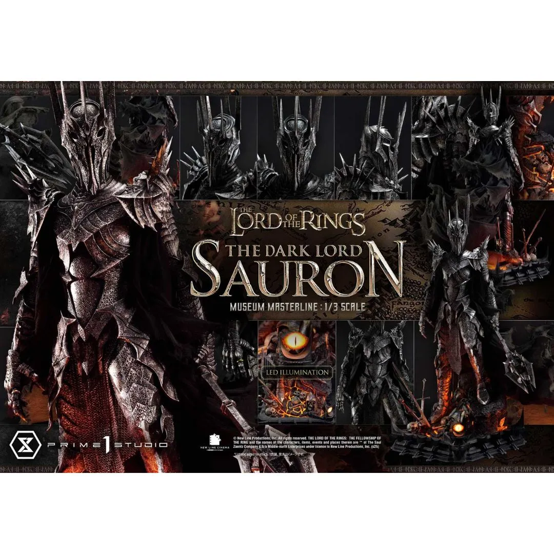 The Lord Of The Rings The Dark Lord Sauron Statue By Prime1 Studios