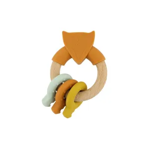 Trixie Wooden Silicone Activity Ring - Mr Fox