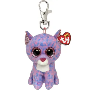 Ty Beanie Boo Clip - Cassidy Lavender Cat