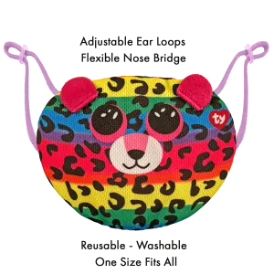 Ty Face Mask Dotty The Multicoloured Leopard