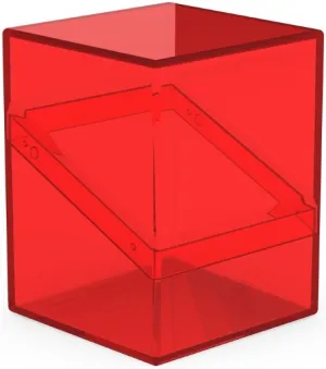 Ultimate Guard Deck Box Boulder 100  Clear Ruby