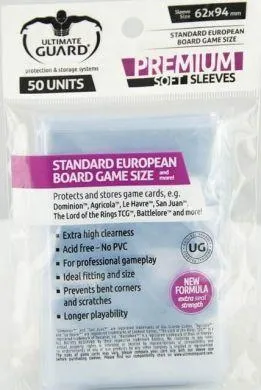 Ultimate Guard Premium Soft Sleeves Standard European (50)