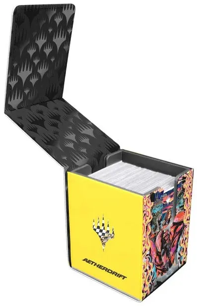 Ultra Pro Aetherdrift Chandra, Spark Hunter Alcove Flip Deck Box for Magic: The Gathering