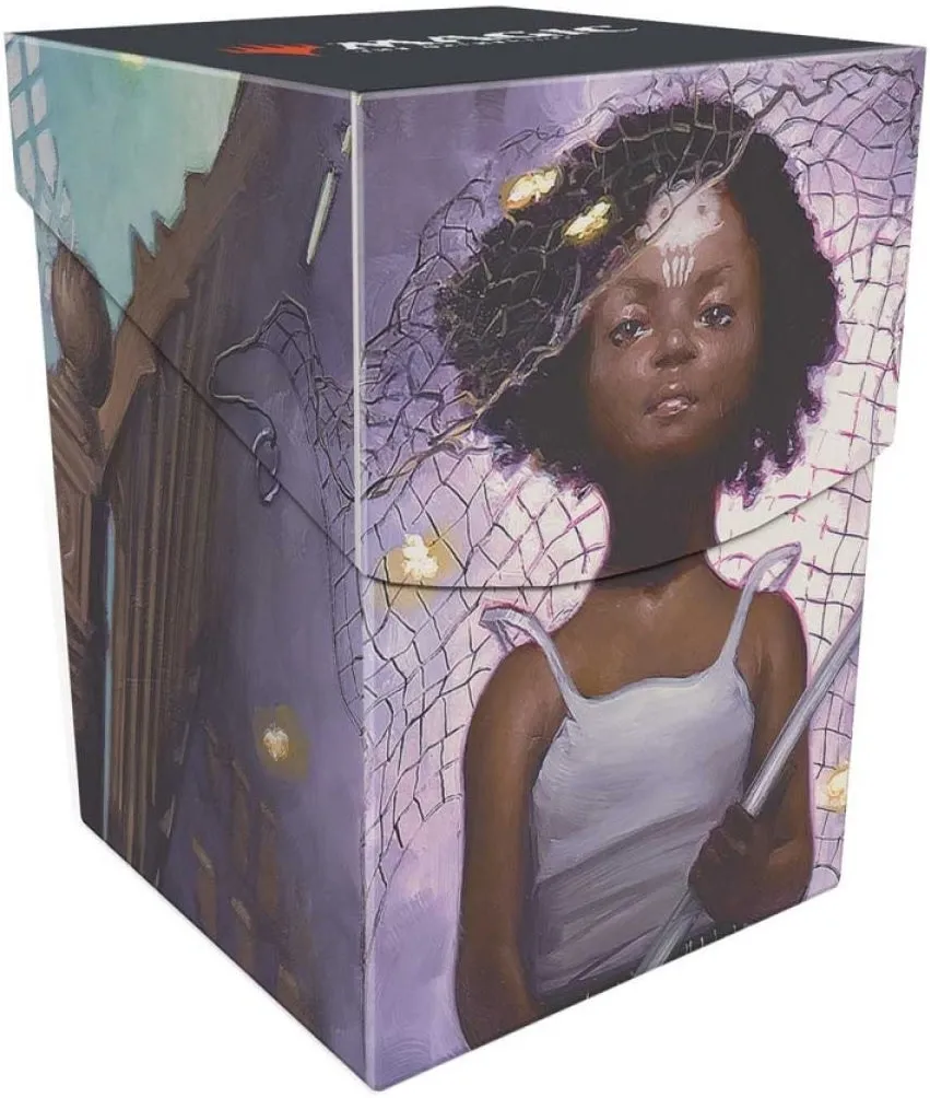 Ultra Pro Duskmourn Aminatou, Veil Piercer (Commander) 100  Deck Box for Magic: The Gathering