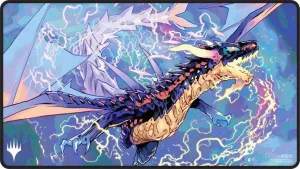 Ultra Pro Tarkir Dragonstorm Black Stitched Mardu Playmat for Magic: The Gathering