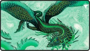 Ultra Pro Tarkir Dragonstorm Black Stitched Sultai Playmat for Magic: The Gathering