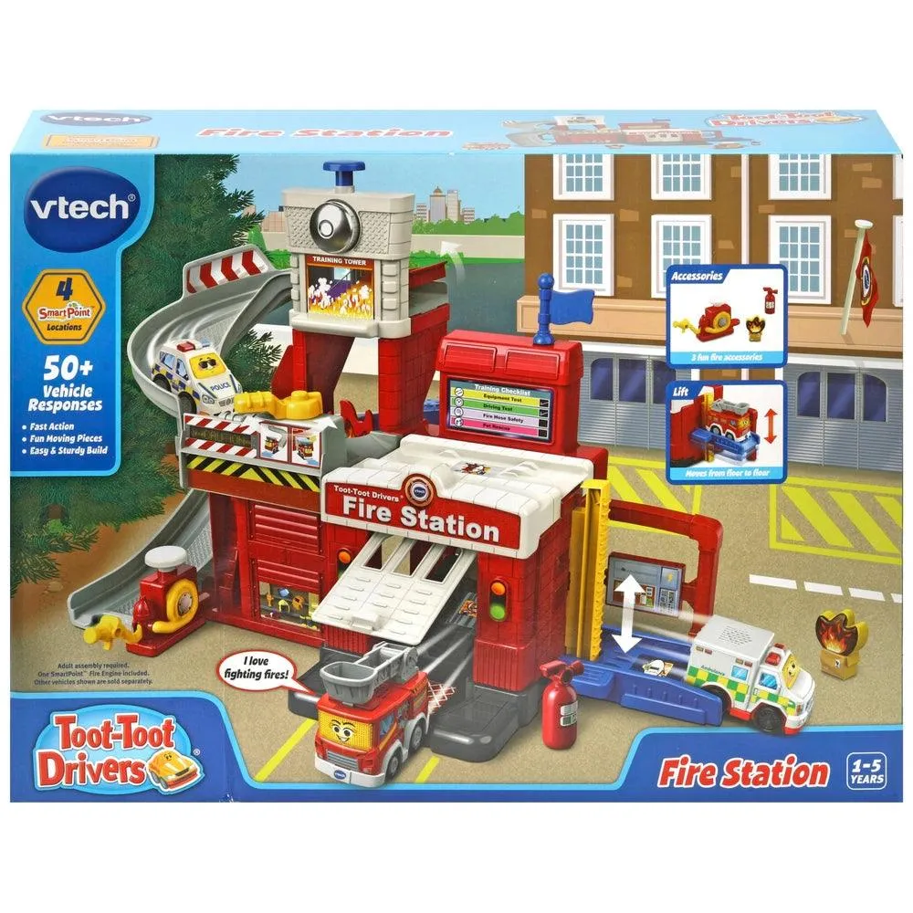 VTech Toot-Toot Drivers Fire Station Playset