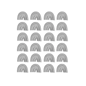 Wall Decals - Rainbow - Single Colour