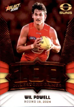 Will Powell, MG54, Milestone, 2025 Select AFL Footy Stars