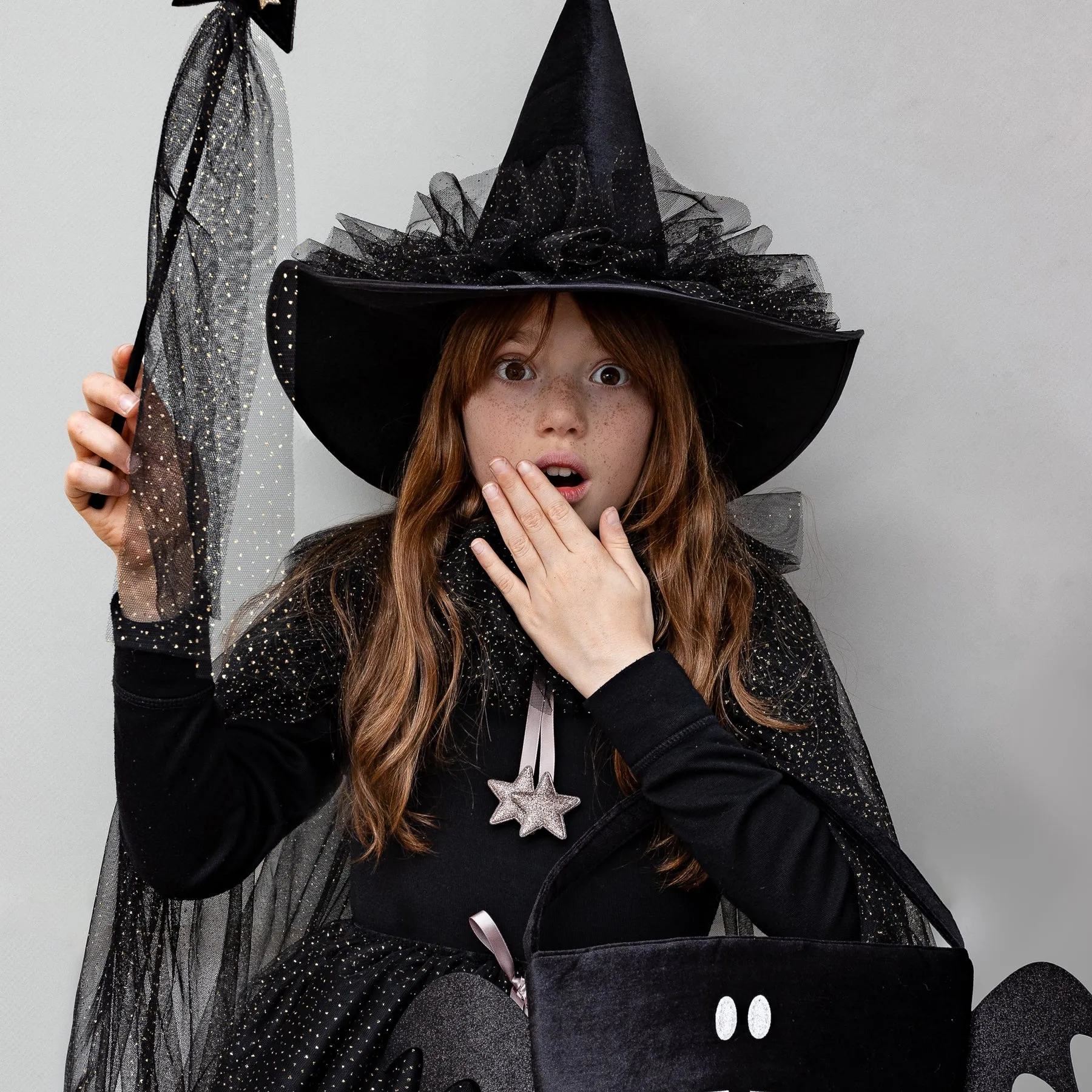 Witches Cape ESMERELDA Ruffle