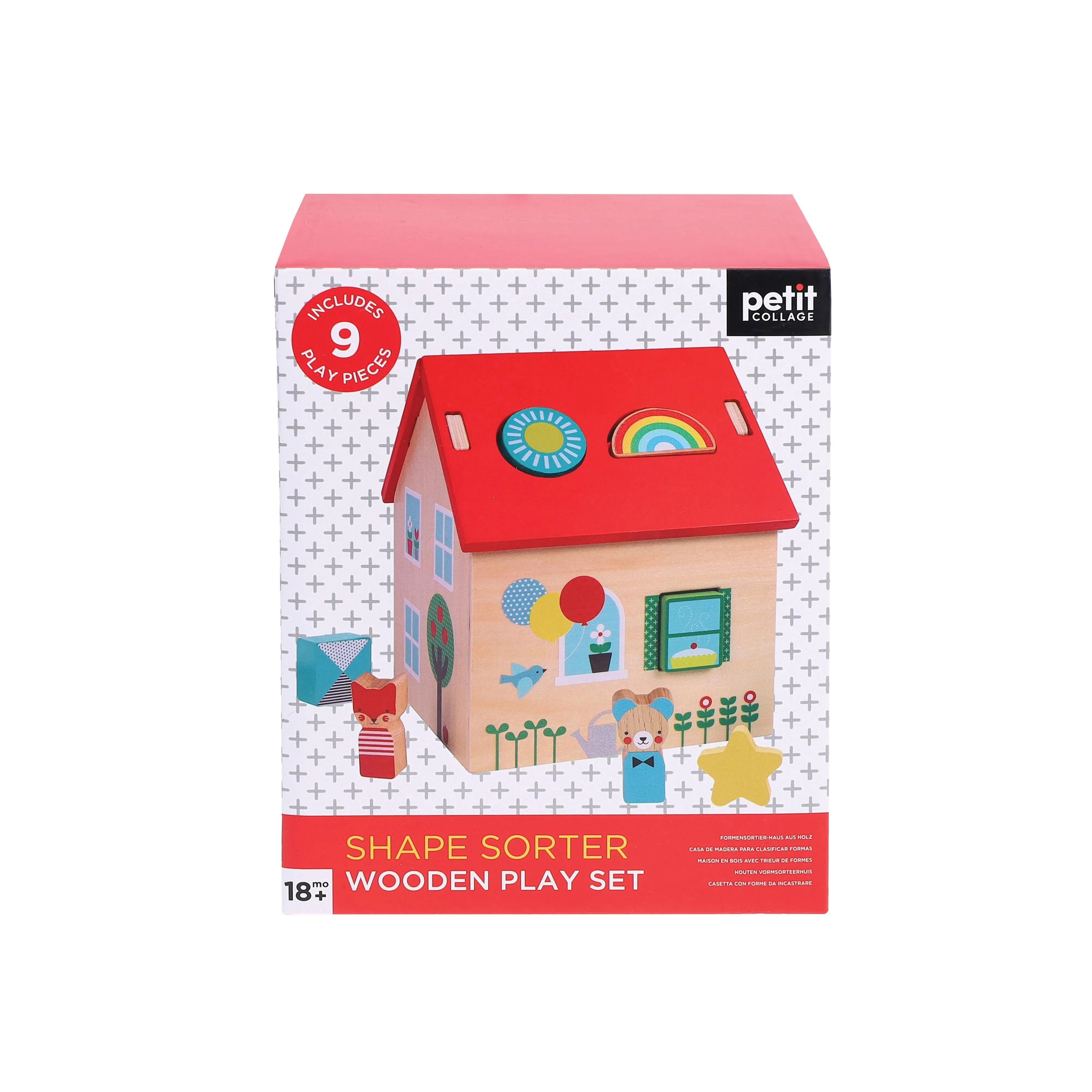 Wooden Shape Sorter House