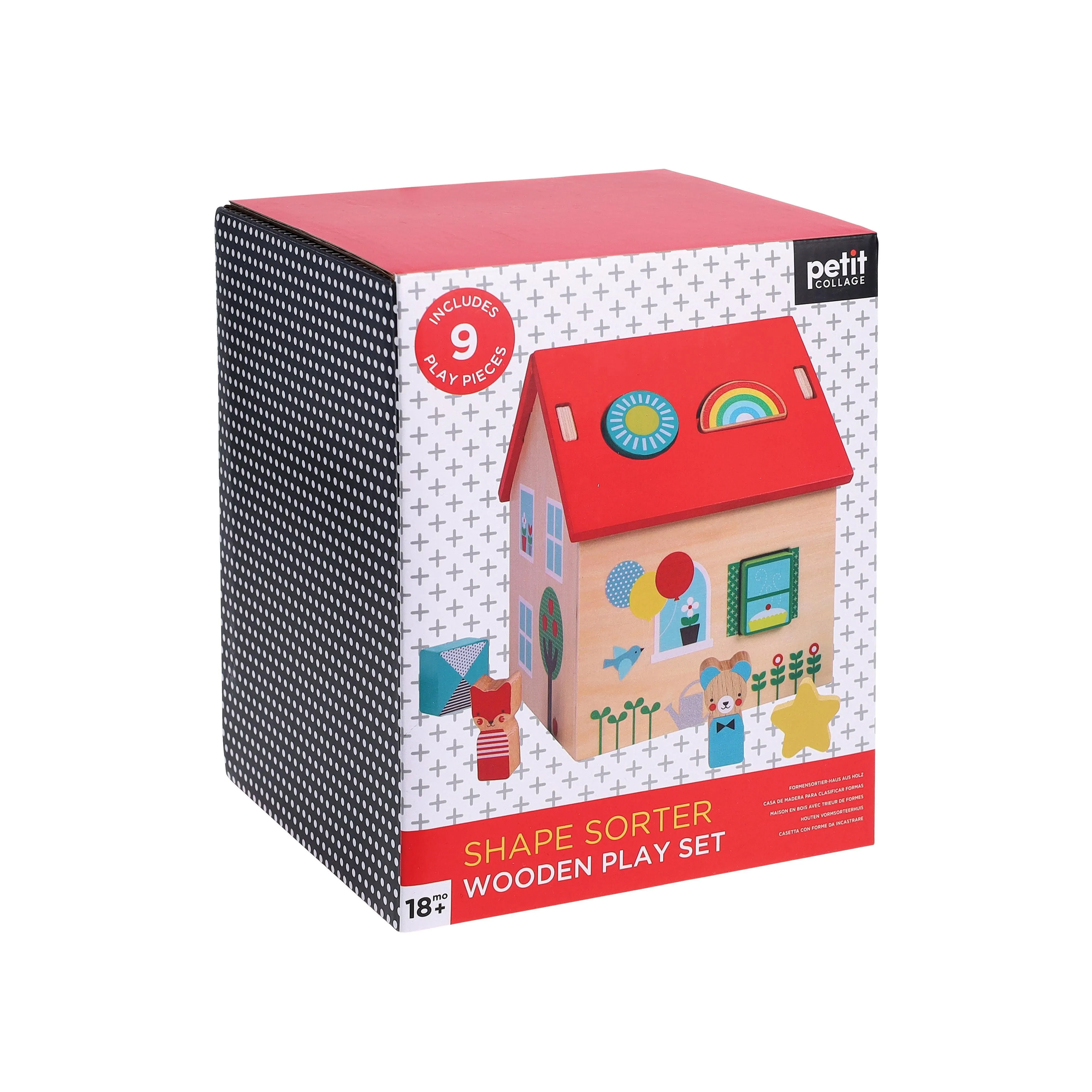 Wooden Shape Sorter House