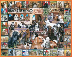 World of Dogs (141pz) - 1000 Piece Jigsaw Puzzle White Mountain