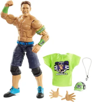 WWE GCL61 Elite Collection John Cena Deluxe Action Figure with Realistic Facial Detailing