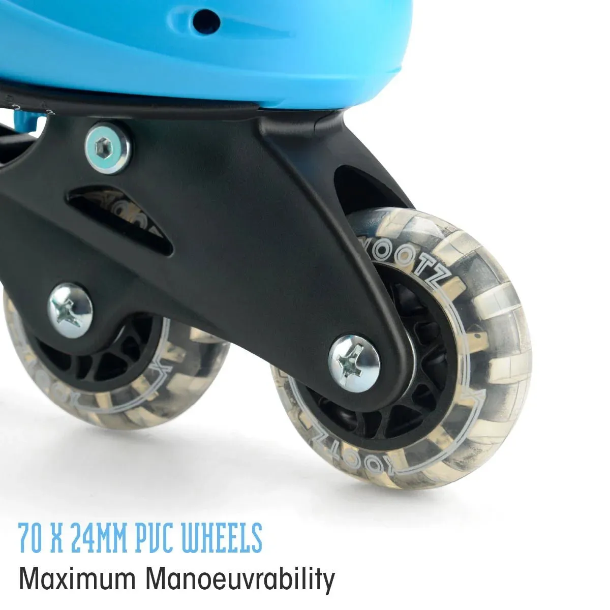 Xootz Inlines Skates - Blue - Size Medium