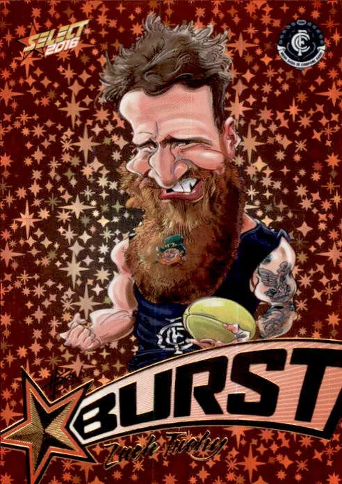 Zach Tuohy, Starburst Caricatures, 2016 Select AFL Footy Stars