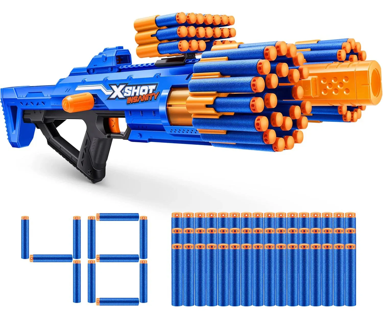 ZURU X-Shot Insanity Bezerko Blaster 48 Darts